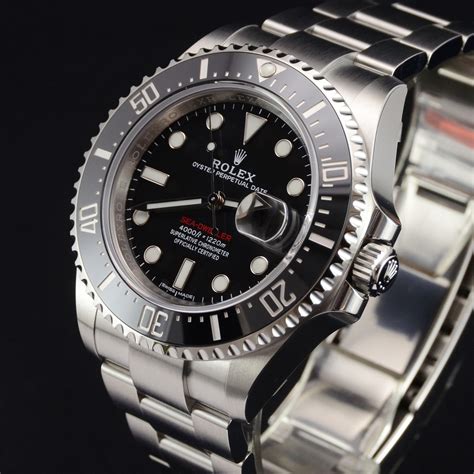 rolex sea dweller 2017 rote schrift|Rolex Sea-Dweller red writing.